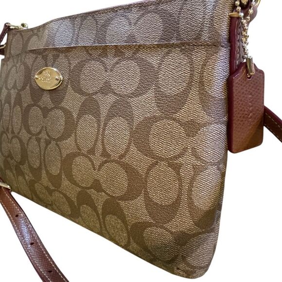 COACH PEYTON SIGNATURE BRINN EAST/WEST SWINGPACK - Picture 2 of 9